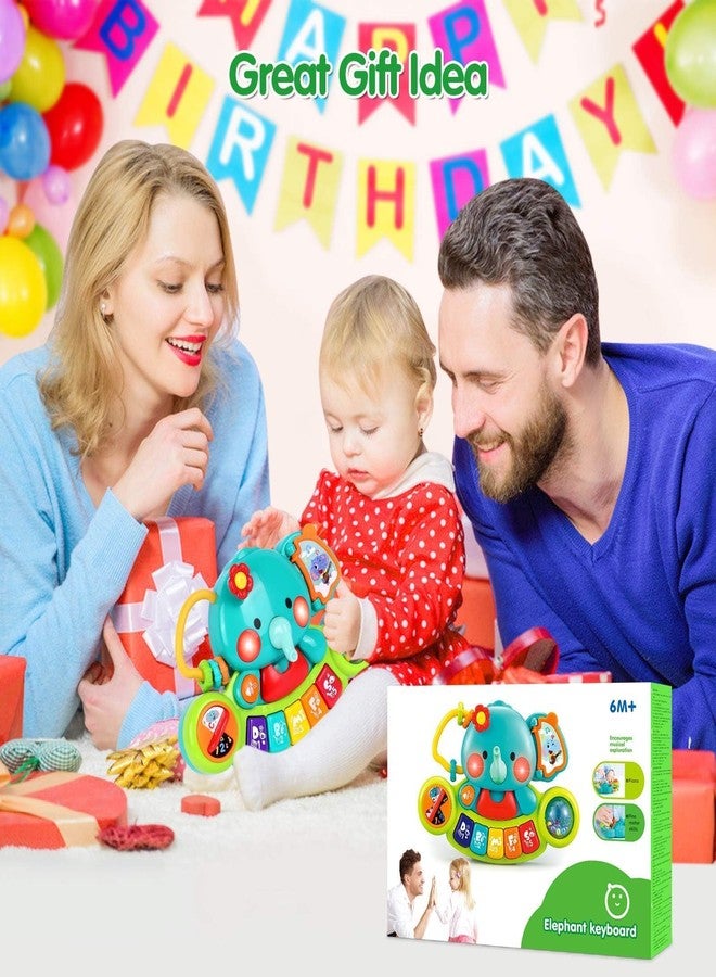لعبة بيانو للأطفال من 6 إلى 12 شهرًا، موسيقى مضيئة، ألعاب أطفال من 6 إلى 18 شهرًا، لوحة مفاتيح بيانو تعليمية للتعلم المبكر، لعبة للأطفال الرضع، لعبة للبنات، هدية للأولاد والبنات بعمر سنة واحدة - Image 4